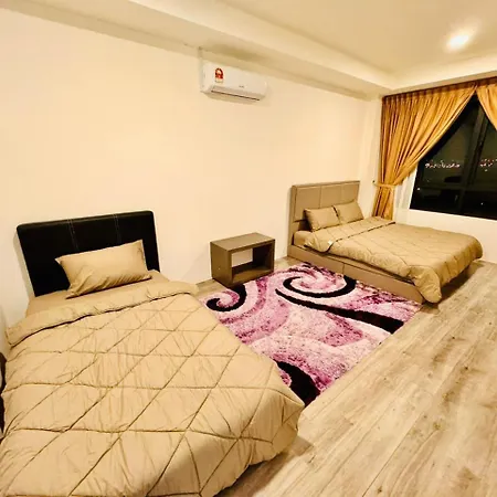 Saradise Kuching Merriton Luxury Condo Balcony 3Br Hfloor W Flight View & Free 2Cpark Bagian luar foto